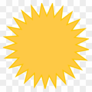 Golden Sun Yellow Clip Art At Clkercom Vector Online - Clip Art Star Banner
