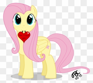 Fluttershy - Um - - , I Love You By Tbcroco - My Little Pony Fluttershy Love
