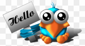 'hello' Twitter Bird By Ther3ap3r ' - You Can Heal Your Life
