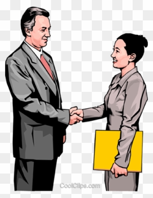 Business Greeting Stock Illustration Images - People Shaking Hands Clip Art