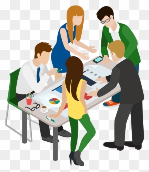 Graphics For Cartoon Business People Graphics - Cartoon Business Meeting