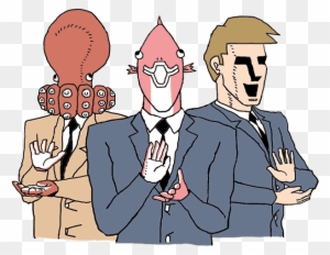 Business Fish Sticker Messages Sticker-9 - Business Fish Man Line ...