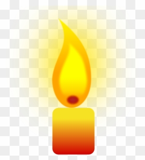 Candle Flame Clipart - Candle Clipart Transparent Background