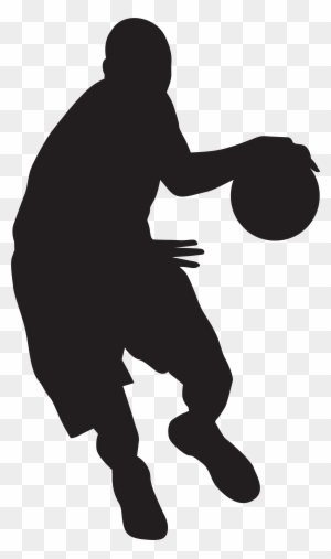 Basketball Player Silhouette Png Clip Art Imageu200b - Basketball Player Silhouette Png