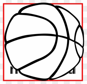 Basketball Clip Art Black White - Basketball Clip Art