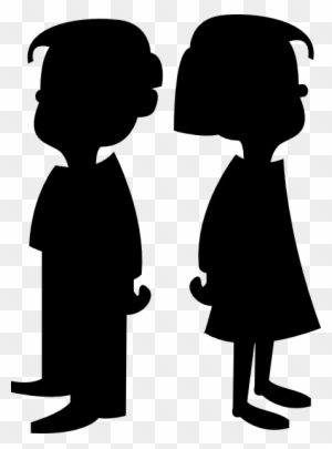 Boy And Girl Clip Art - Cartoon Girl And Boy