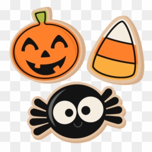 Cookie Silhouette Clipart Collection - Halloween Cookies Transparent