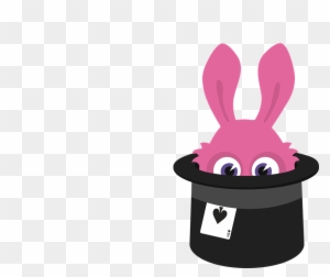 Rabbit Hat Png Photo - Bunny Out Of Hat Animated
