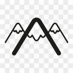 Peak Clipart Mountain Outline Pencil And In Color Peak - Mountains Icon Transparent