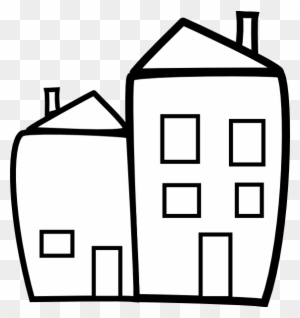 Building Clip Art - Building Clipart Black And White