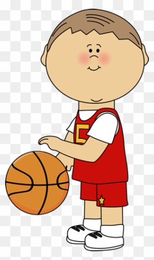 Basketball Player Clip Art - Basketball Player Dribbling Clipart