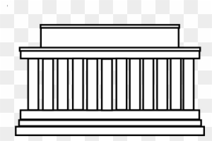 Building Clipart Lincoln Memorial - Building