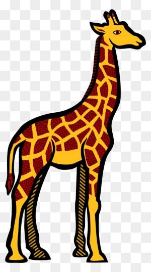 Giraffe - Coloured - Giraffe Clipart
