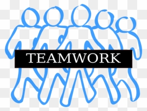 Teamwork Free Content Clip Art - Easy To Draw Group Of People