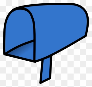 Blue Mailbox Open Clip Art - Open Mailbox Clipart