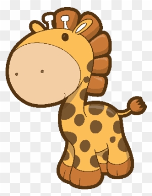 Giraffe Clipart - Vector Baby Giraffe