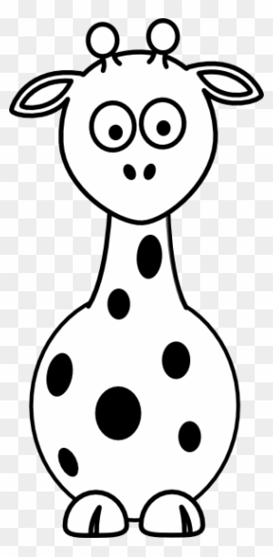 Cute Giraffe Clipart Black And White - Giraffe Clipart Black And White