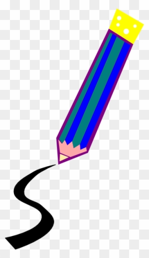 Pencil Drawing A Line Clip Art - Pencil Drawing A Line