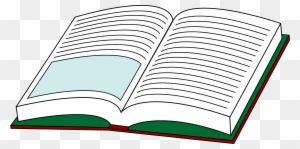 Download - Open Book With Writing Clip Art