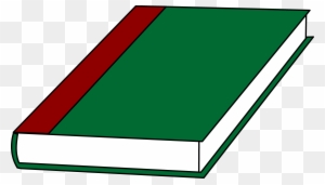 A Book With A Green Cover Free Clip Art - Cartoon Pictures Of Book