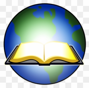 Image Open Bible Glowing Before Earth Clip Art And - Open Bible Clip Art