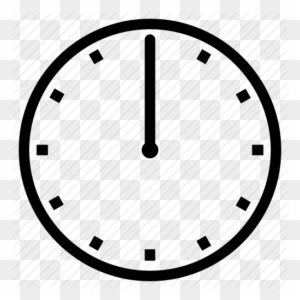 Noon Clock Clipart Midnight Twelve O Icon Search Engine - 7 O Clock Icon Png