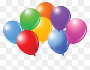 Birthday Balloons Today Is My Birthday Clip Art And - Happy Birthday Balloons Cartoon