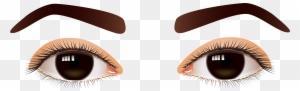 Female Brown Eyes Png Clip Art - Brown Eyes Png