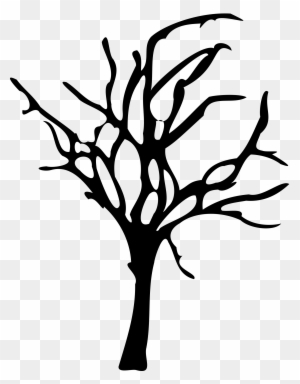 Halloween Tree Clipart - Dead Tree Vector