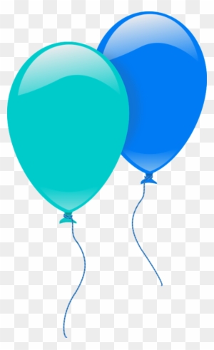 Blue Balloons Clipart Cliparts And Others Art Inspiration - Green And Blue Balloons Clipart