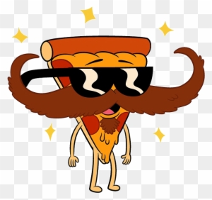 Pizza Steve Mustache - Pizza With A Mustache
