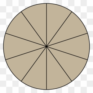 Pizza Fraction Clipart - Fraction Circles Clip Art Tenths