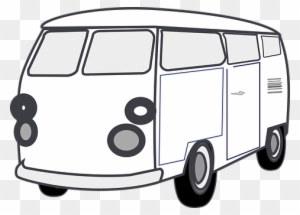 White Van Free Pictures On Pixabay Clipart Black And - Van Clip Art