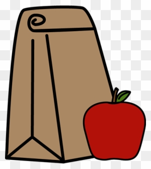 School Lunch Bag - Sack Lunch Clip Art