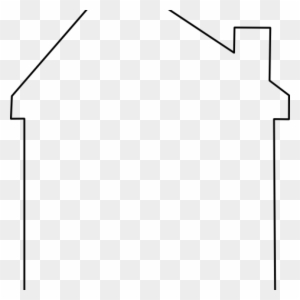 House Outline Clipart House Abstract Roof Clip Art - Line Art
