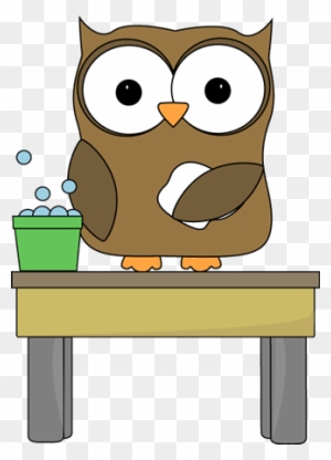 Owl Table Washer - Clipart On The Table