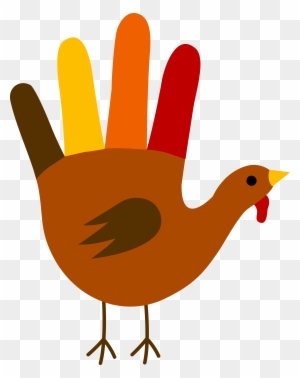 Thanksgiving Clipart Transparent Background - Make A Handprint Turkey