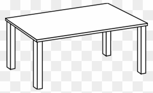 Picnic Table Clipart Black And White Clipartfest - Table White And Black