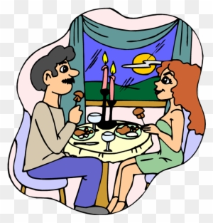 Eating Dinner Clipart - Dinner For Two Coupon