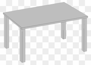 Clear Table Clipart With Table Clip Art At Clker - Table Clip Art