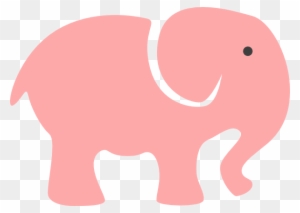 grey baby elephant clipart