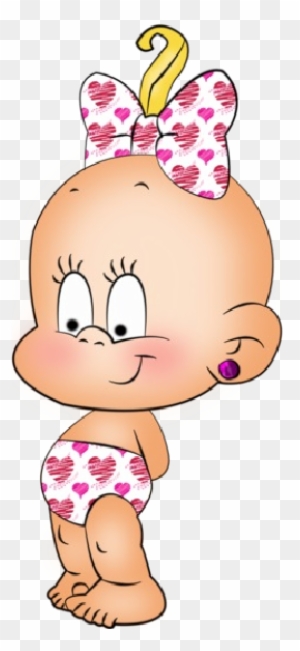 Baby Girl Free Baby Shower Clip Art Vector For - Baby Cartoon Girls