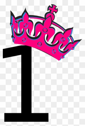 Purple Number 1 With Crown