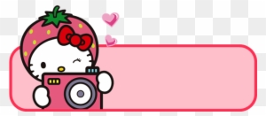 Hello Kitty Art - Hello Kitty With Camera