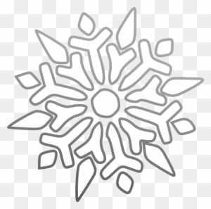 Snowflake Clipart Black Background