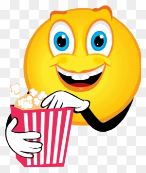 I Love Popcorn - Eating Popcorn Animated Emoticon @clipartmax.com