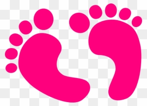 Clipart Baby Feet Clipartmonk Free Clip Art Images - Pink Footprints Clip Art