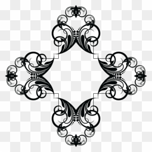 Free Clipart Of A Frame Design Element - Musical Note Hd Clipart