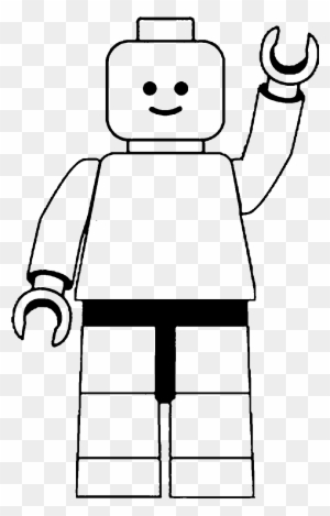 Lego Man Clip Art Black And White - Lego People Black And White