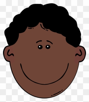Black Hair Clipart African American Man - Cartoon Boy Sad Face